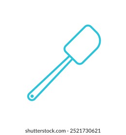 Baking spatula icon. Isolated on white background. 