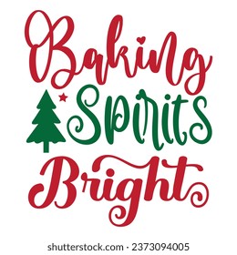 Baking Spirits Bright Design Vectors File