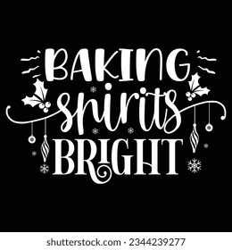 Baking spirits bright, , Vector file