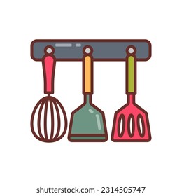 Baking Supplies icon in vector. Illustration