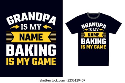 Baking T Shirt Design Template Vector