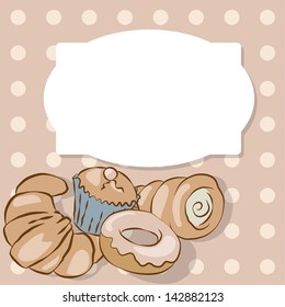 baking vector background,can be used as invitation or banner