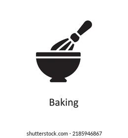 Baking vector solid Icon Design illustration. Miscellaneous Symbol on White background EPS 10 File