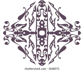 Baklava shape pattern