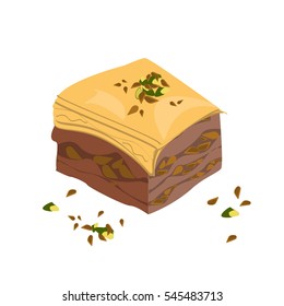 Baklava is Top ten Most Popular Desserts in The World