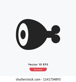 Bakon icon vector