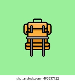 Bakpack Icon Traveling