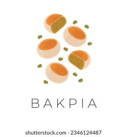 Logo de la Ilustración del vector Bakpia Pathok