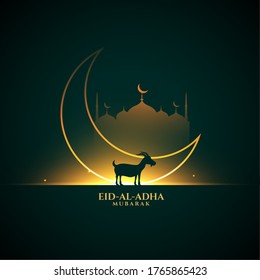 bakrid eid al adha festival greeting background
