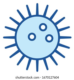 Bakterien, Virus, Kokken, Mikrobiologie Vector Icon