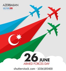 Baku and Azerbaijan flag vector illustration banner background.Independence day, Republic day, Military day label, holiday sticker, booklet, flayer, brochure creative social media template design