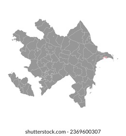 Baku map, administrative division of Azerbaijan. svg