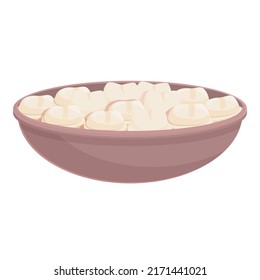 Baku meal icon cartoon vector. Armenia food. Dish rice
