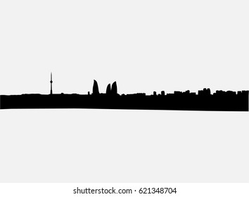 Baku Silhouette