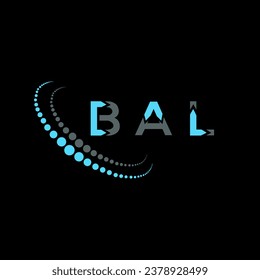 BAL letter logo creative design. BAL unique design.
