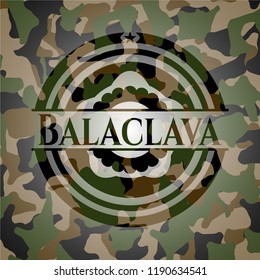 Balaclava camouflage emblem