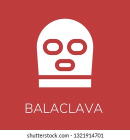  Balaclava icon. Editable  Balaclava icon for web or mobile.
