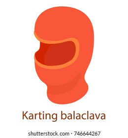 Balaclava icon. Isometric illustration of balaclava vector icon for web