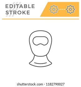 Balaclava line icon