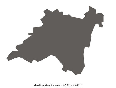Balaghat District Map Highlighted on Madhya Pradesh State Map
