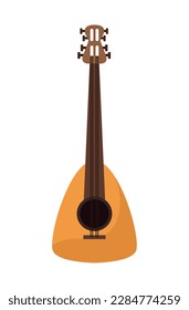 instrumento balalaica música aislado icono