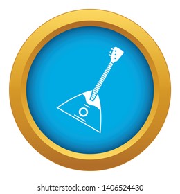 Balalaika icon blue vector isolated on white background for any design
