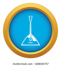 Balalaika icon blue vector isolated on white background for any design