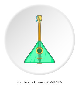 Balalaika icon. Cartoon illustration of balalaika vector icon for web