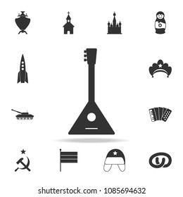 Balalaika icon. Detailed set of Russian culture icons. Premium graphic design. One of the collection icons for websites, web design, mobile app on white background