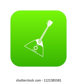Balalaika icon digital green for any design isolated on white vector illustration