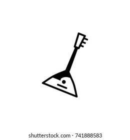 Balalaika icon on white background