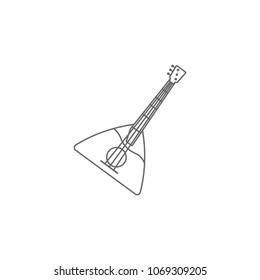 Balalaika icon. Simple element illustration. Balalaika symbol design template. Can be used for web and mobile on white background