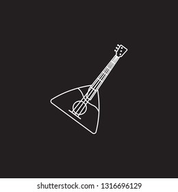 Balalaika icon. Simple element illustration. Balalaika symbol design template. Can be used for web and mobile