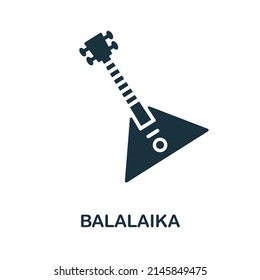 Balalaika icon. Simple element from musical instruments collection. Creative Balalaika icon for web design, templates, infographics and more