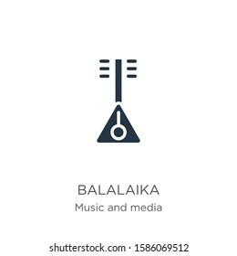 Balalaika icon vector. Trendy flat balalaika icon from music collection isolated on white background. Vector illustration can be used for web and mobile graphic design, logo, eps10