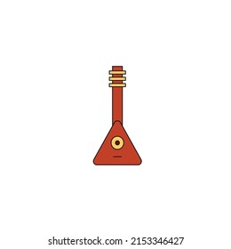 balalaika instrument vector type icon