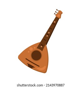 balalaika musical instrument isolated icon