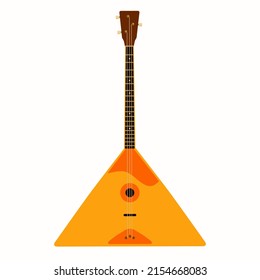 Balalaika. Traditional Russian Music Istrument. Vector Illustration For Your Graphic Design.