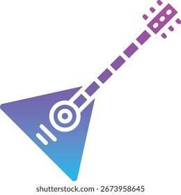 Icono de Vector Balalaika. Se puede utilizar para aplicaciones de impresión, móviles y de Web.