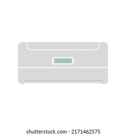 Balance air conditioner icon. Flat illustration of balance air conditioner vector icon isolated on white background