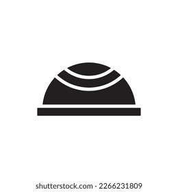 Balance Ball Filled Icon Vector Illustrator