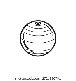 "Balance Ball Icon - Estabilidade e Core Training Equipment."