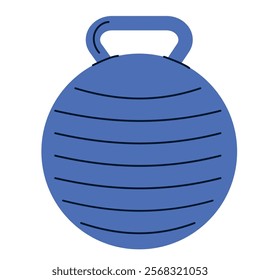 balance ball sports equipment isolated icon