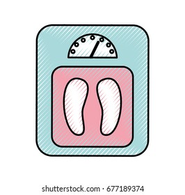 balance bathroom isolated icon