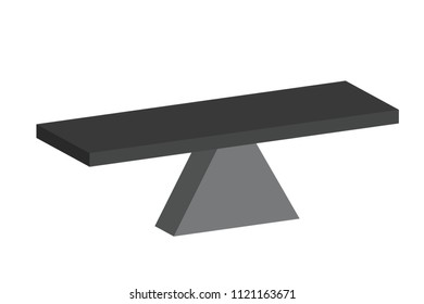 Balance of black color.