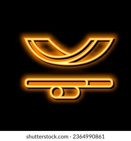 balance board neon light sign vector. balance board illustration