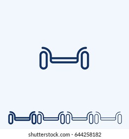 Balance Board/ Self-balancing scooter / Hoverboard line icon
