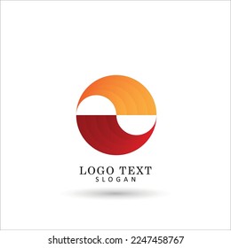 logotipo de círculo de equilibrio y armonía. Plantilla de vectores de iconos y símbolos.