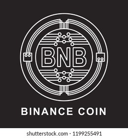 balance coin Cryptocurrency  icon with black background svg