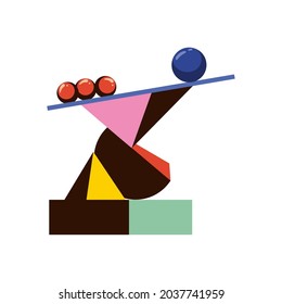 balance concept sculpture art icon
